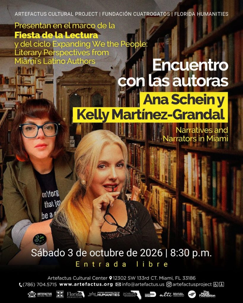 Encuentro con las autoras Ana Schein y Kelly Martínez-Grandal